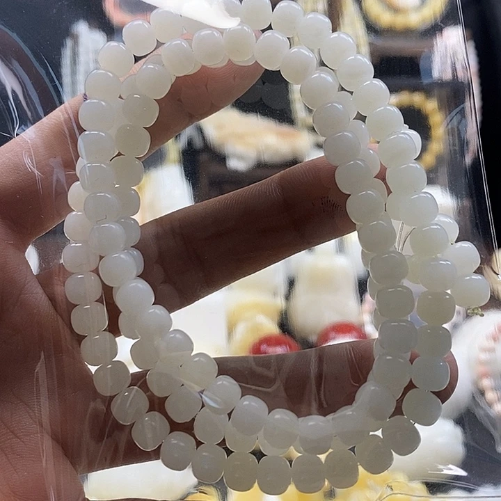 穿***8手串/手链贝壳高冰透