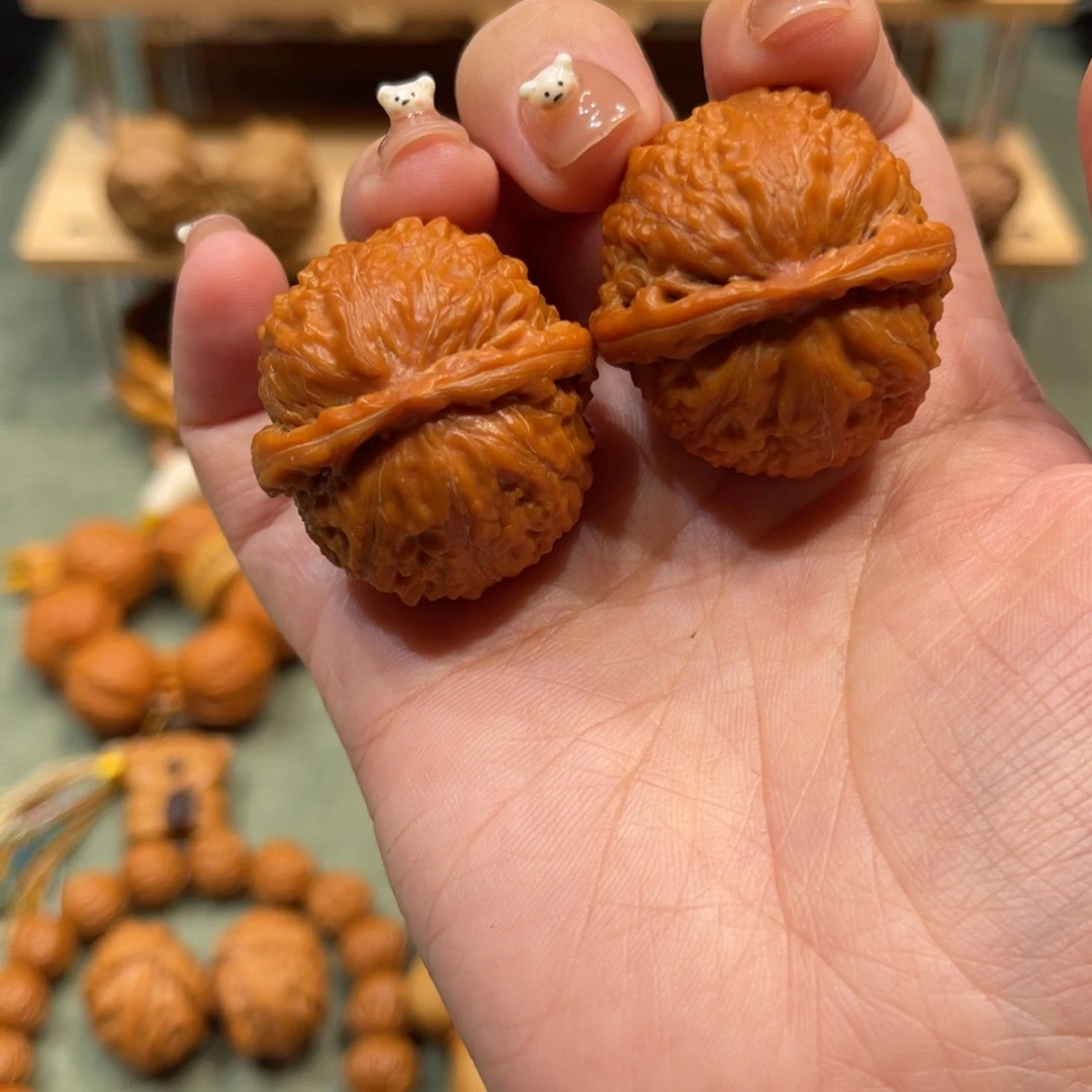 把件文玩核桃天启狮子头