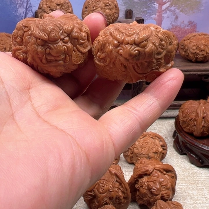 把件核桃蛤蟆头貔貅