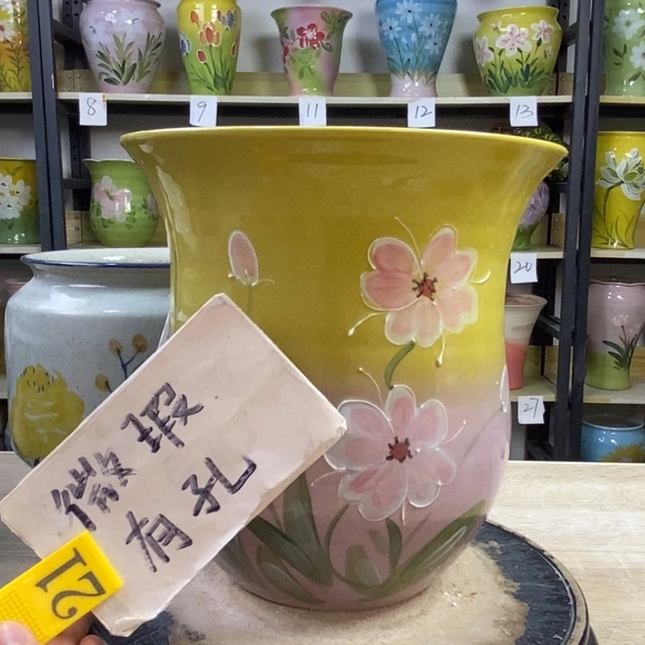 景德镇高温陶瓷花盆