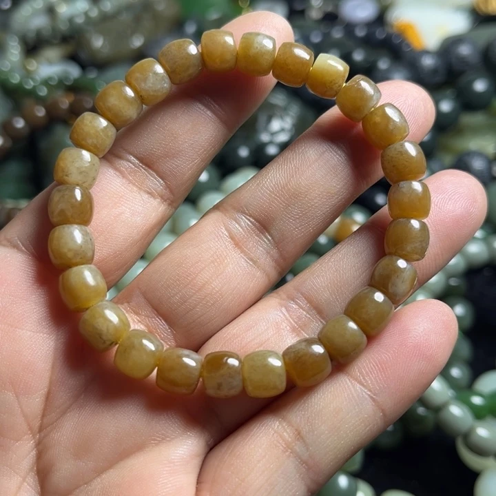 和田玉手串未镶嵌8