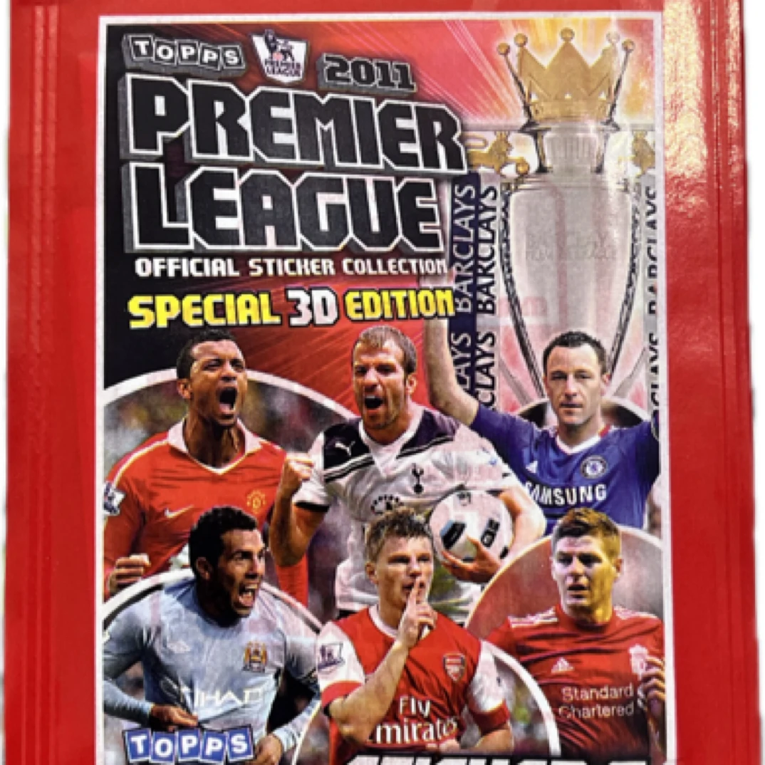 Topps 10-11 英超贴纸 1包 盲盒 拆盒