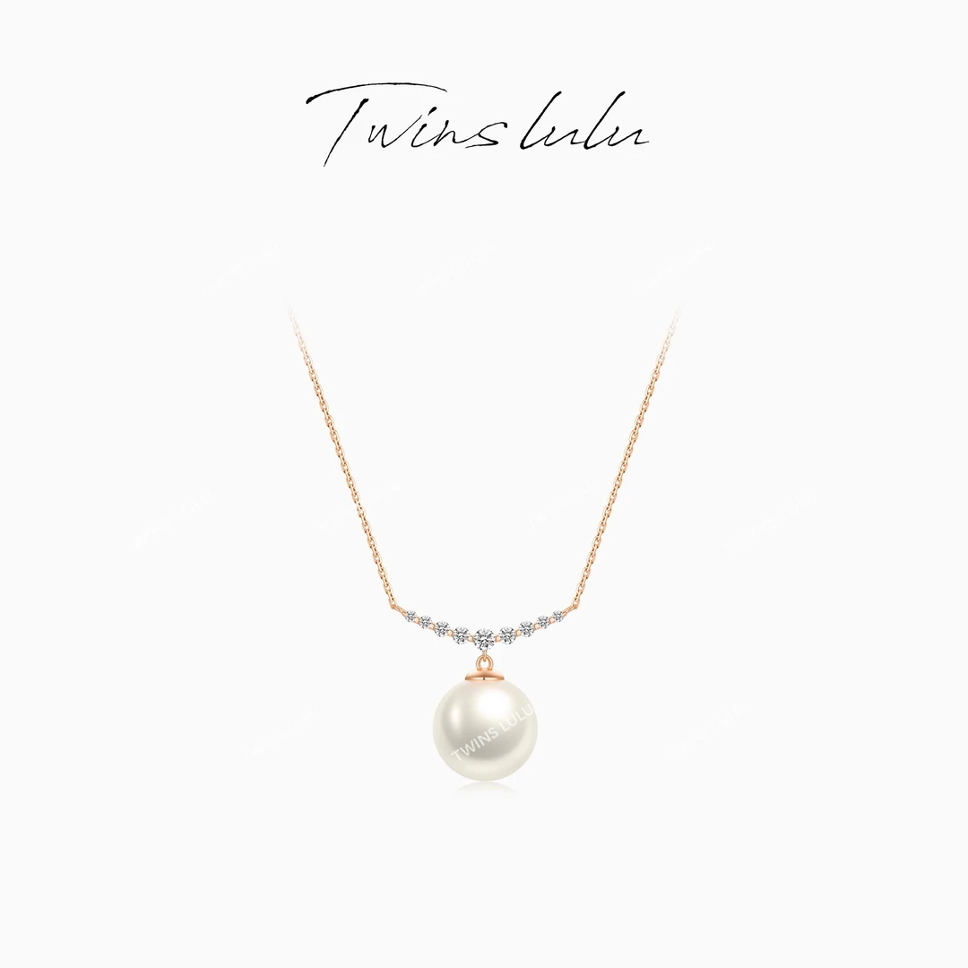 TWINS LULU 925银 镀k金 【春上新】微笑珠珠项链TSJ9933