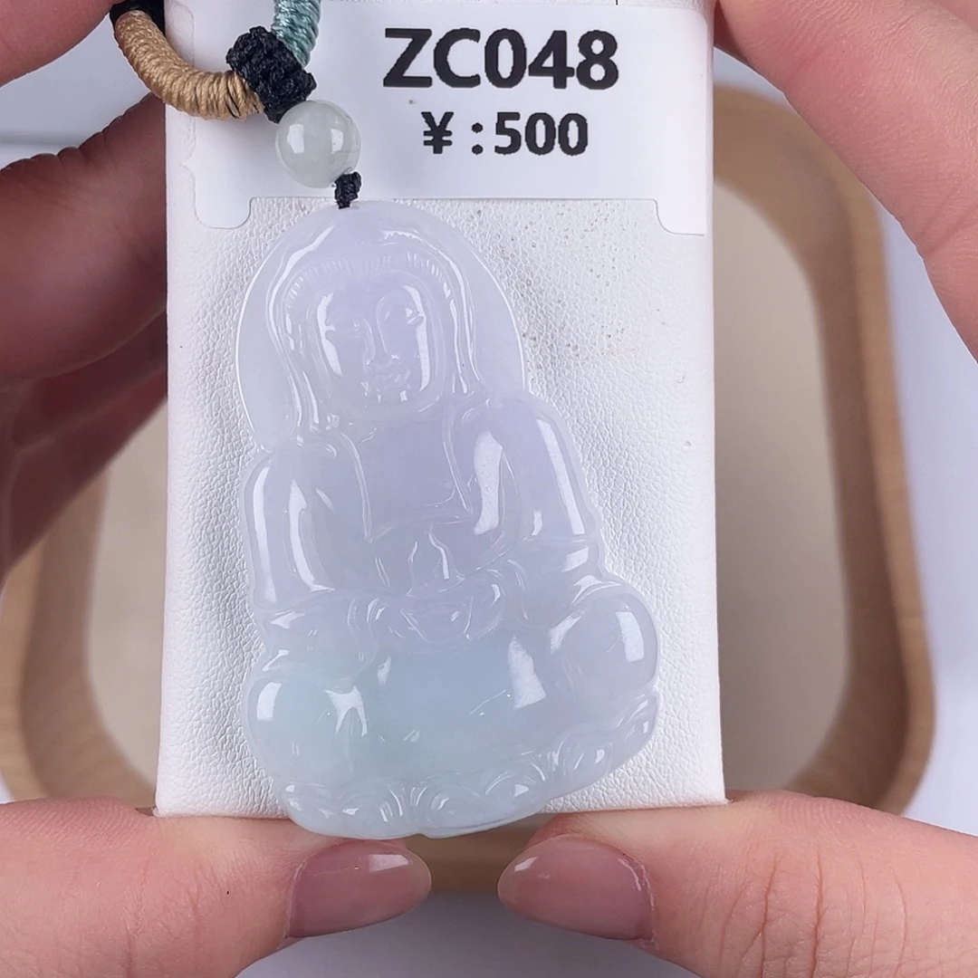 翡翠未镶嵌颈饰zc048