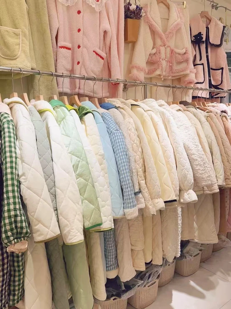 韩版四季休闲可爱小仙女粉色系设计师睡衣套装