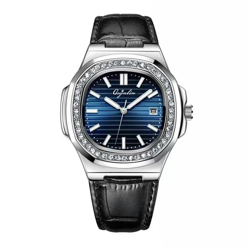 【云仓现发】极光蓝鹦鹉螺 全新未使用 男士时尚高端多功能腕表-FL