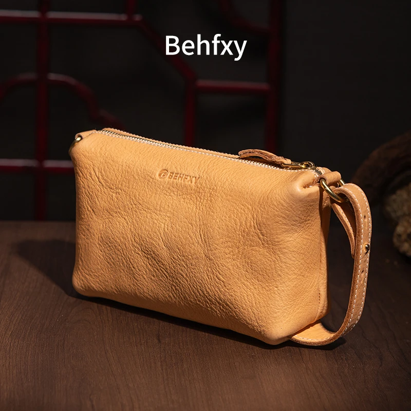 Behfxy帛雲 2025新款MBox植鞣皮文玩包手串核桃收纳袋手机零钱包