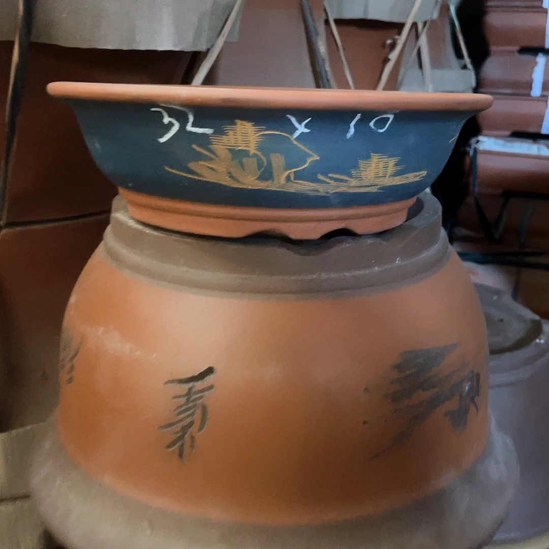 紫砂花盆大碗盆一个
