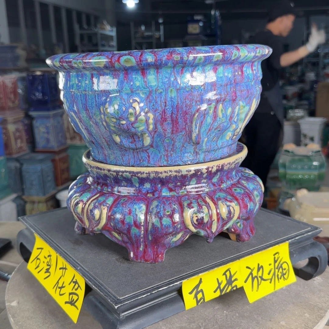 一风堂石湾花盆。