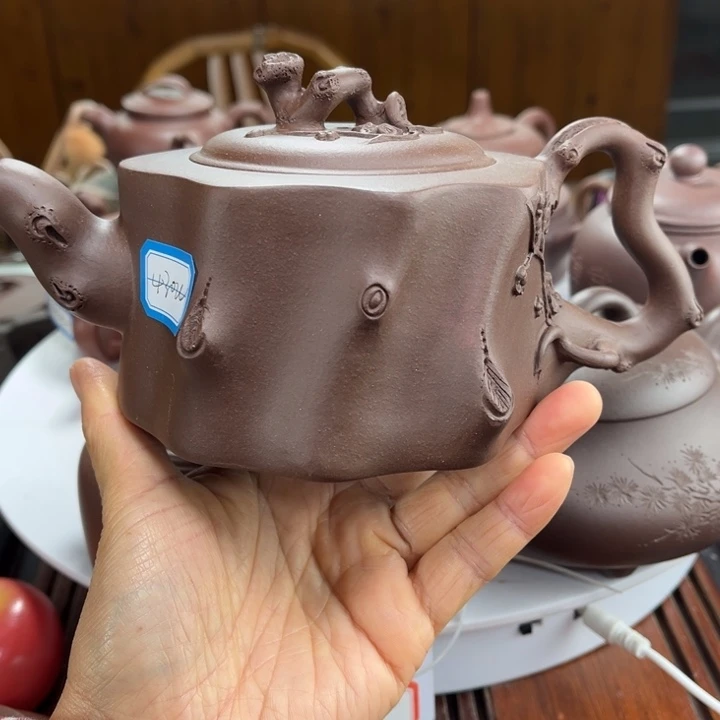 紫砂茶壶紫砂花茶