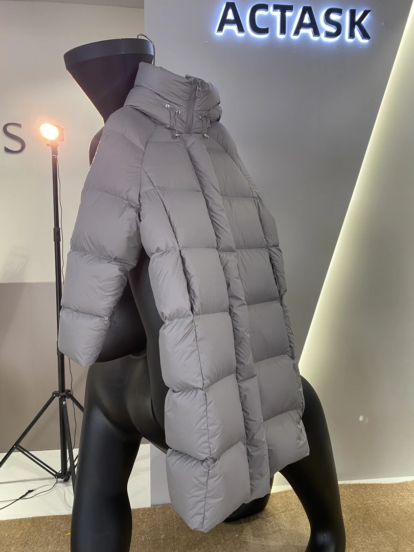 【ACTASK原&创设计】2024新款波兰400g高充绒大朵90新国标白鹅绒服