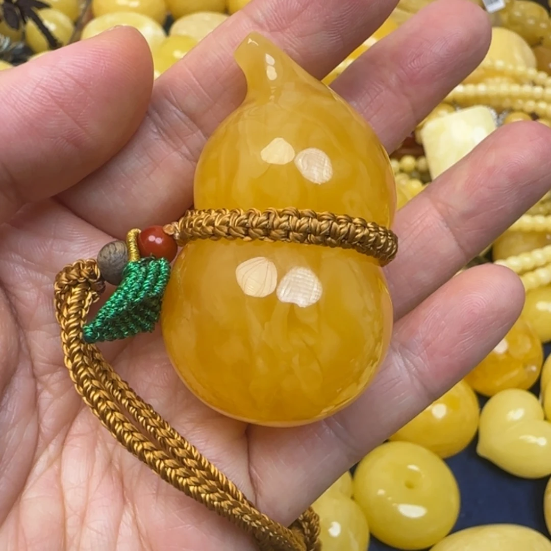 蜜蜡未镶嵌颈饰天然蜜蜡