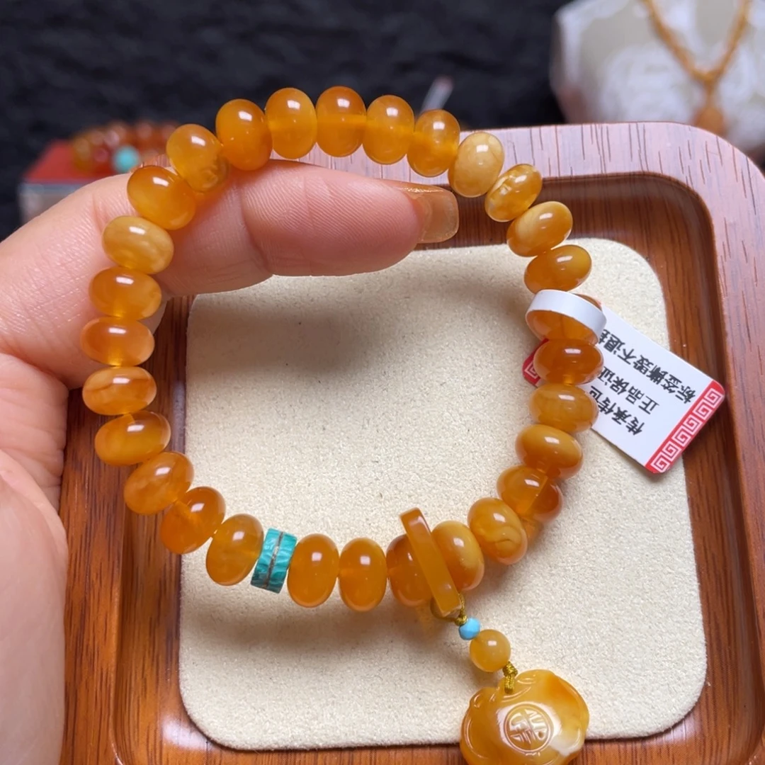 蜜蜡未镶嵌手链手串