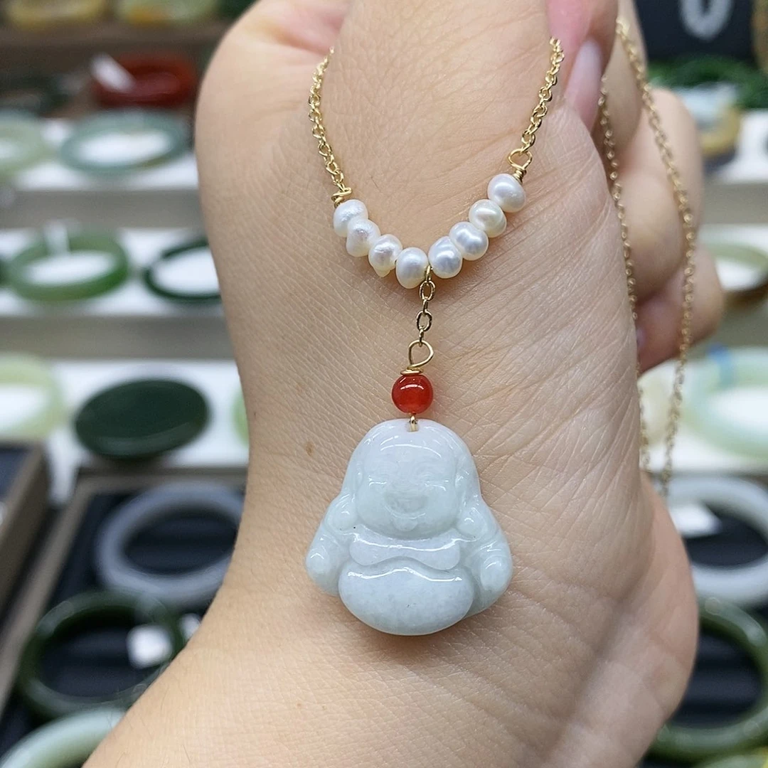 【闪购商品】翡翠未镶嵌颈饰
