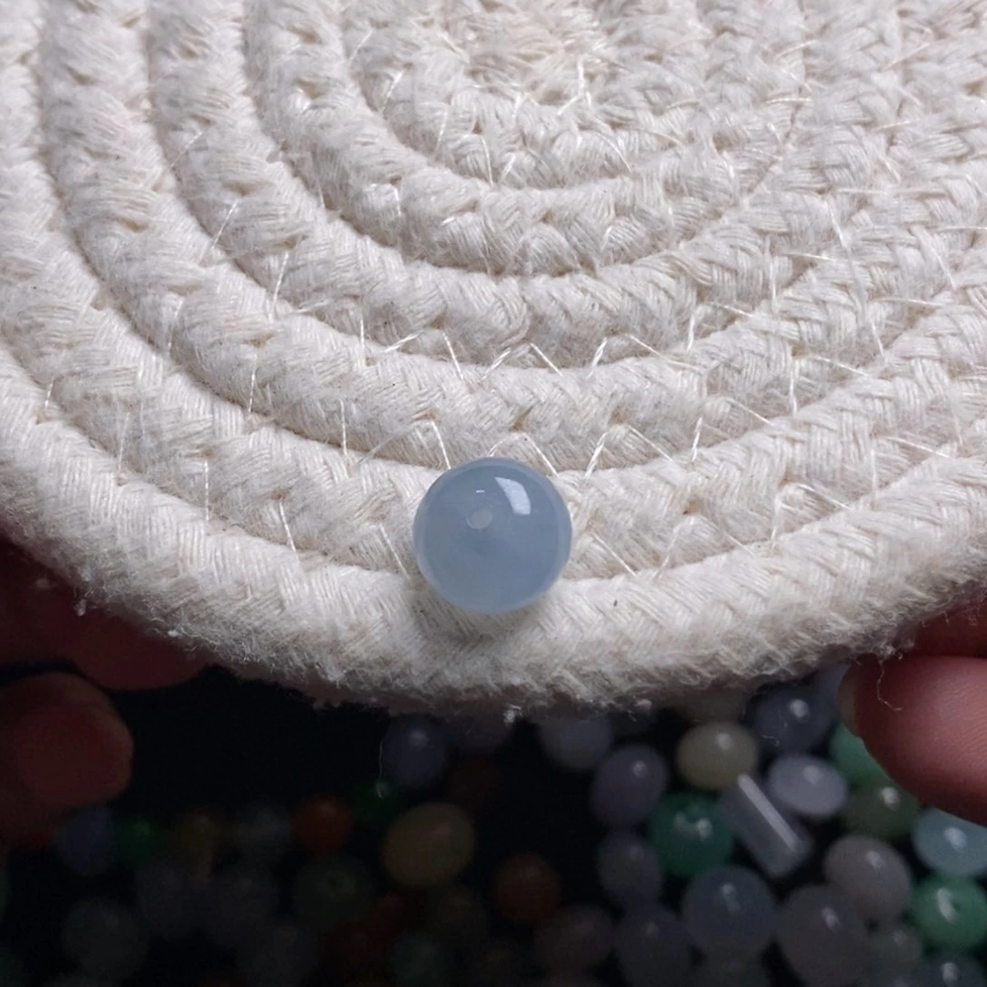 散珠翡翠10×7.6天然翡翠A货散珠