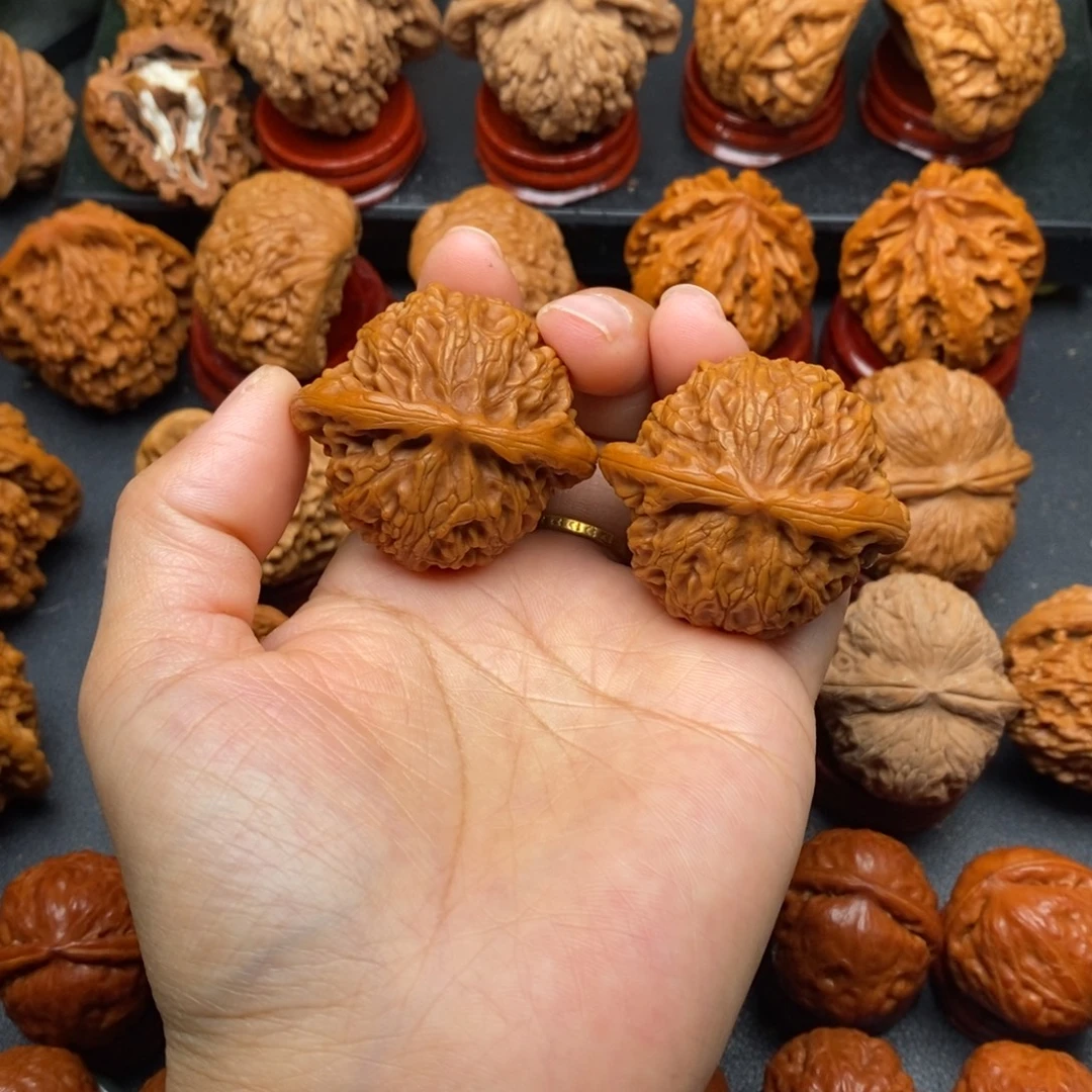 文玩核桃把件42宫灯