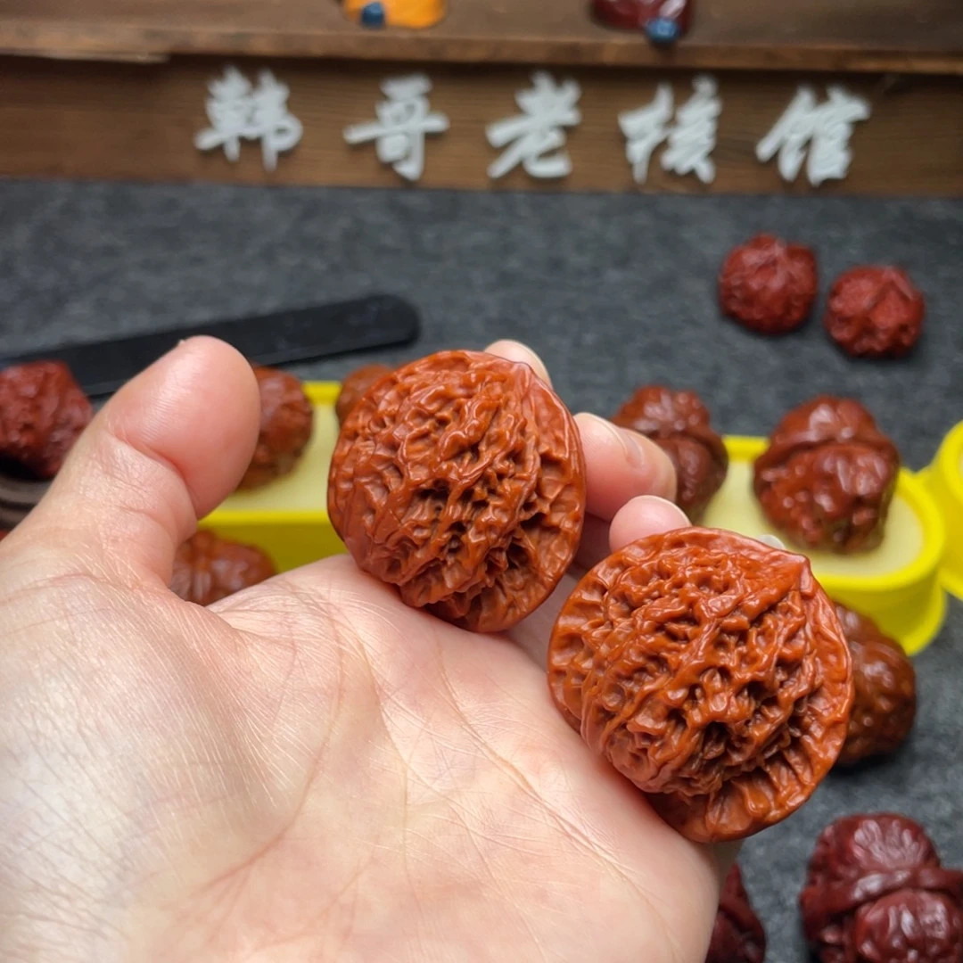 吊坠文玩核桃文玩核桃 手把件 盘龙纹 40