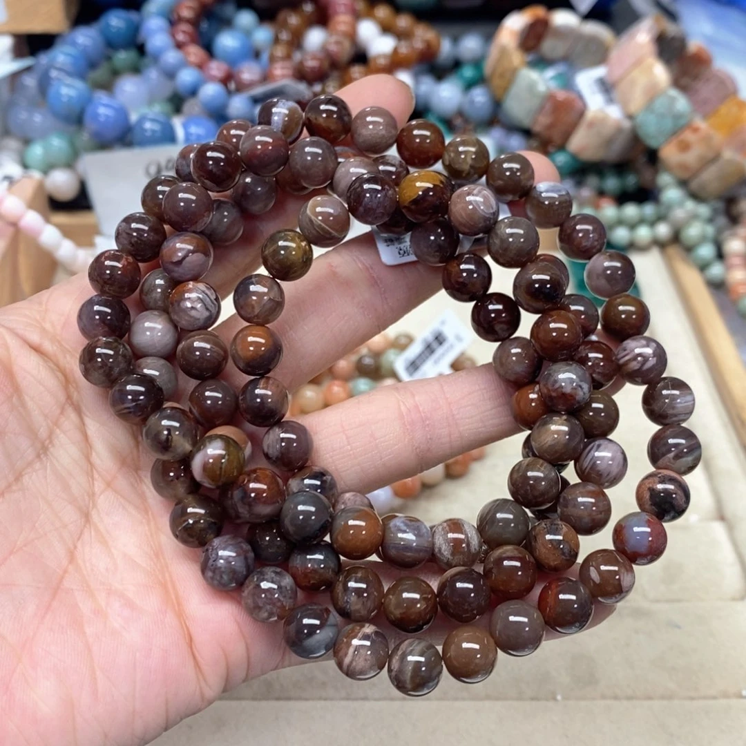 硅化珊瑚（珊瑚玉）手链未镶嵌?***?216