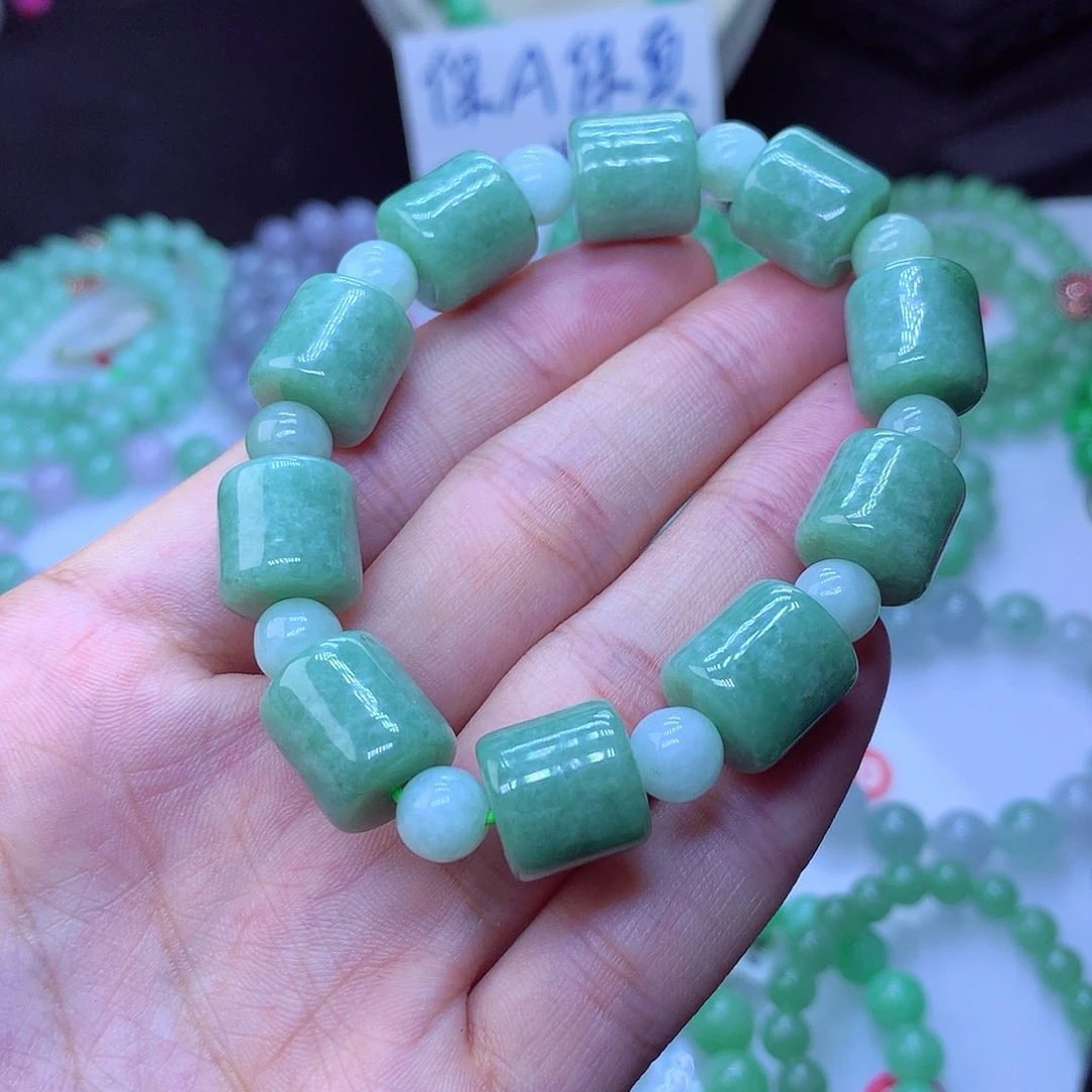 翡翠毛衣链未镶嵌卡12.5