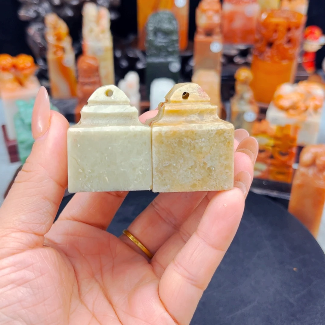 寿山石闪购商品瑕疵料3*3