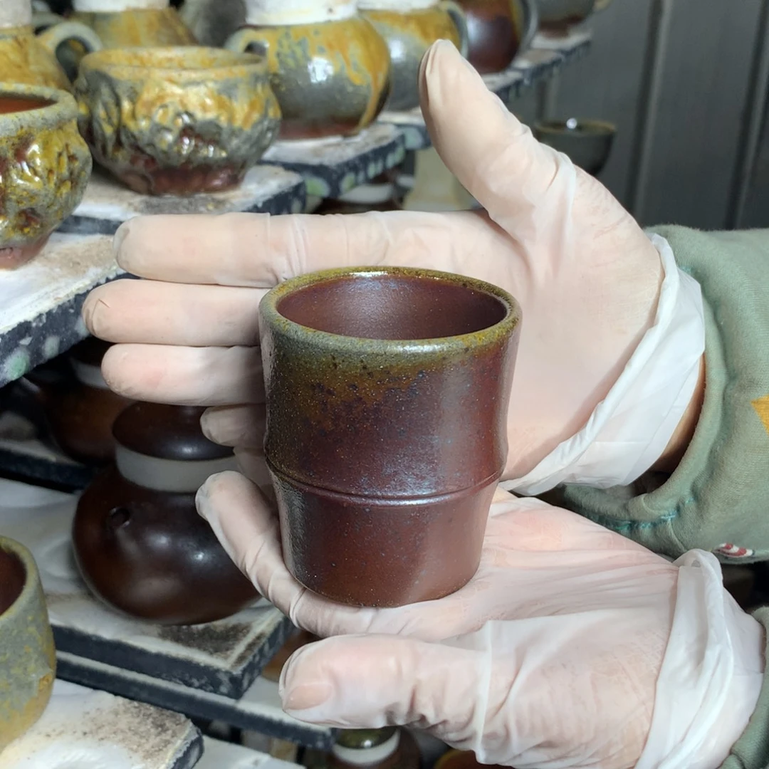 紫砂茶壶纯自然柴烧