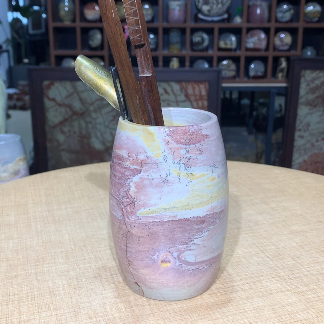 紫砂，广西国画石，观赏收藏河****鱼