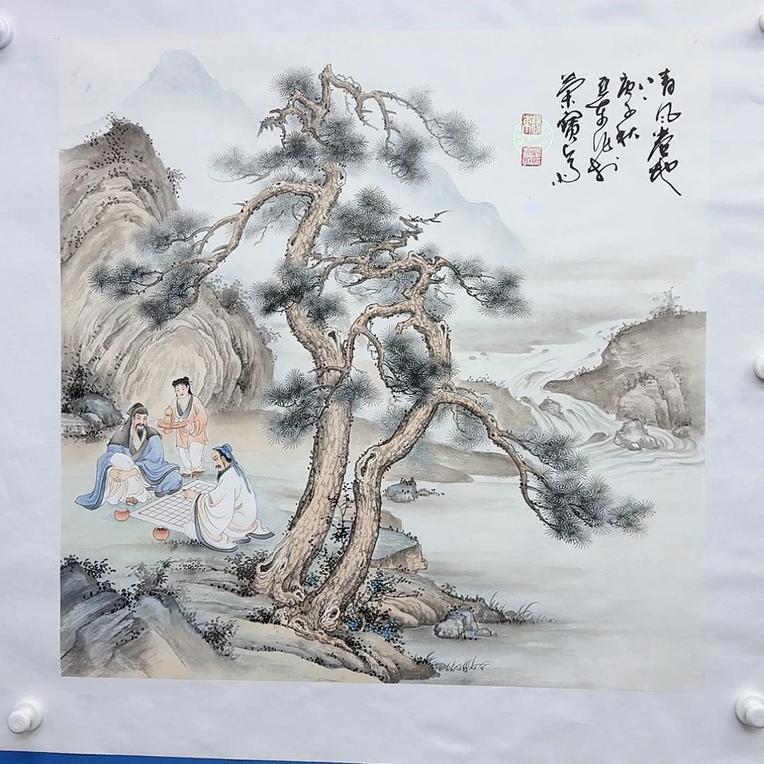 国画多次参加国内外大型