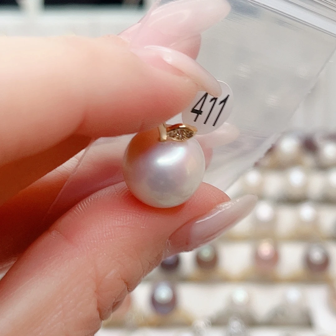 淡水珍珠吊坠(赠链)合金