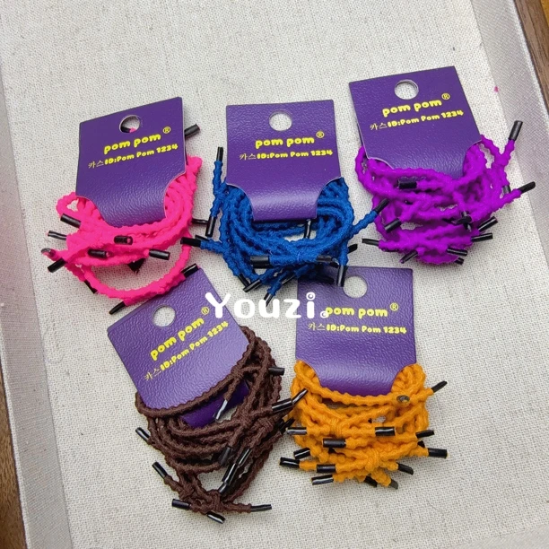 日韩轻职风原创设计女发绳皮筋发圈糖果色发饰紫色韩版气质头绳