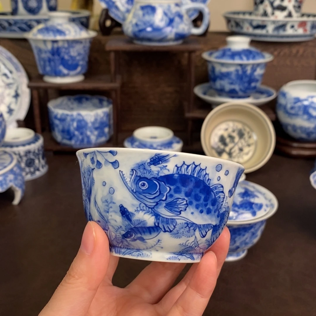 甘***怪景德镇陶瓷手工手绘