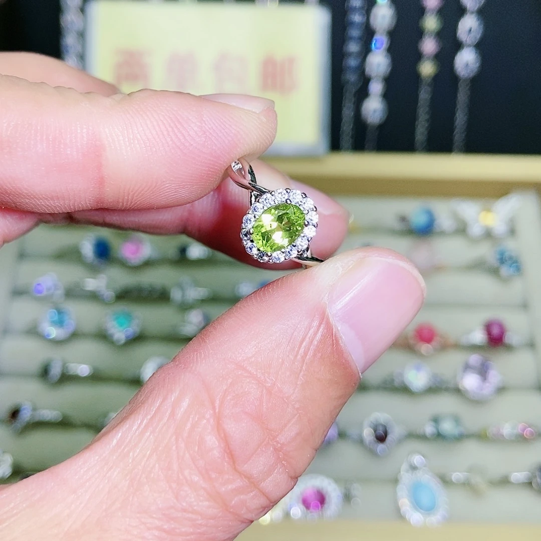 【闪购商品】未镶嵌戒指橄榄石