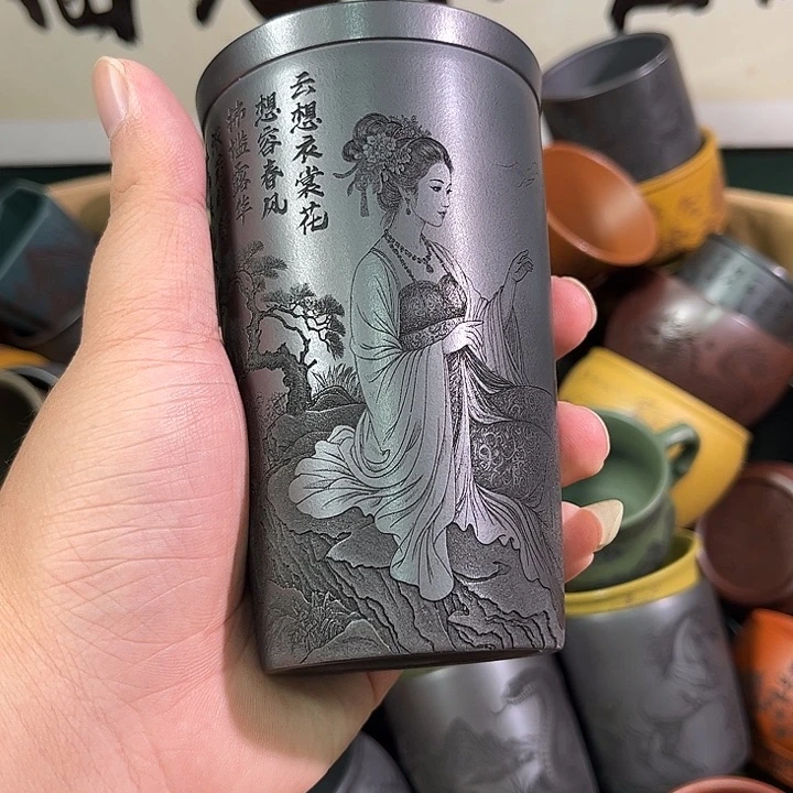 茶杯紫砂全手工紫砂主人杯