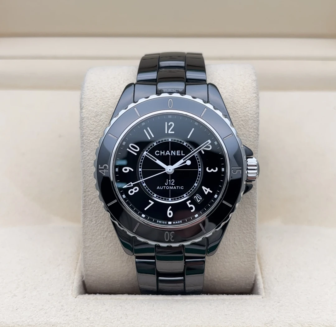95新 Chanel/香奈儿 24年6月全套/H5697黑陶瓷女士腕表/表径38mm