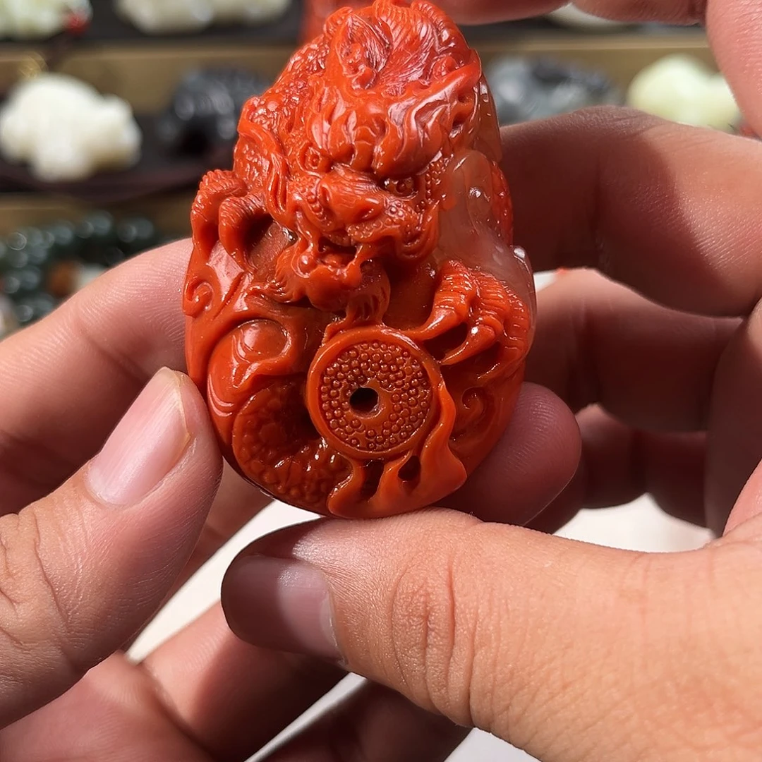 南红玛瑙未镶嵌颈饰