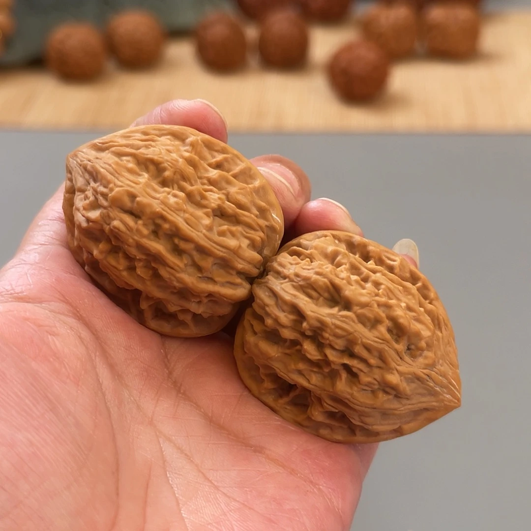 桃核把件39×40×45老款鸡心XM3262