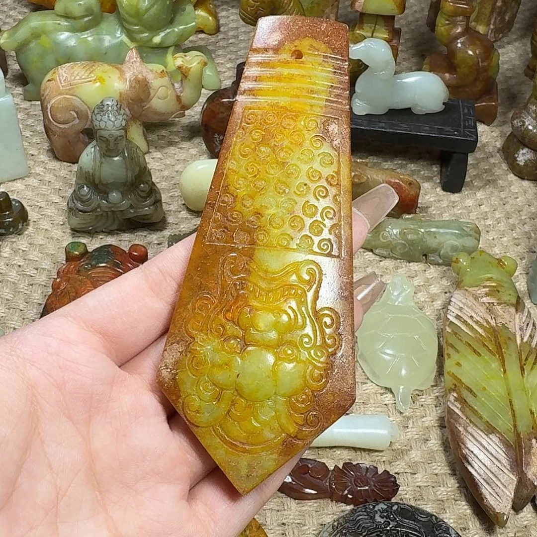 白玉菩提吊坠挂件