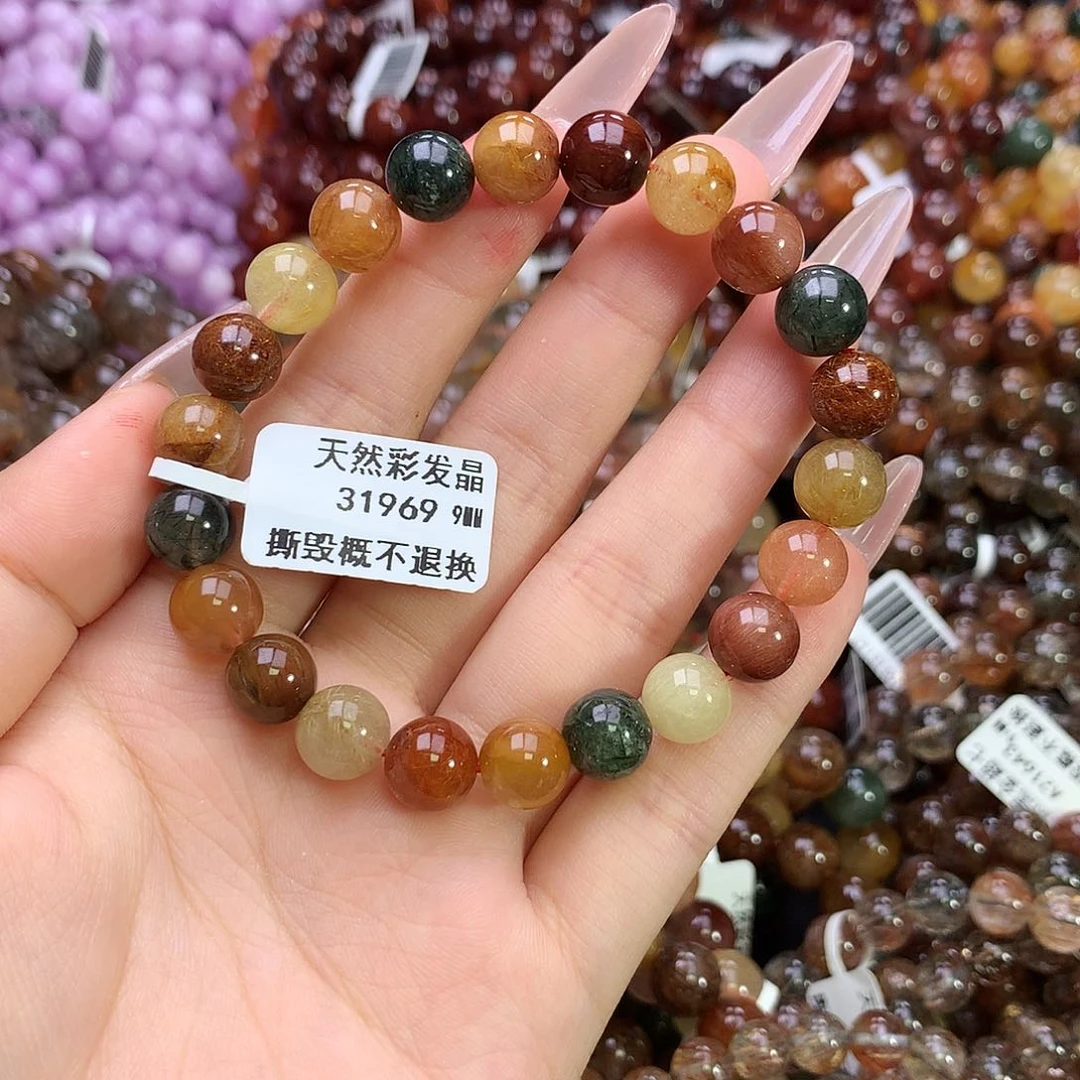 水晶手链未镶嵌，
