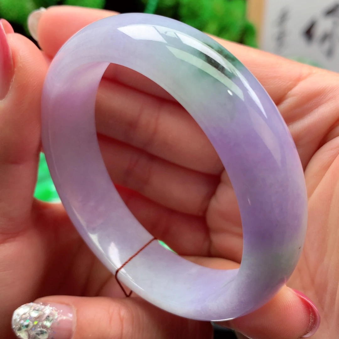 未镶嵌手镯翡翠缅甸57圈口