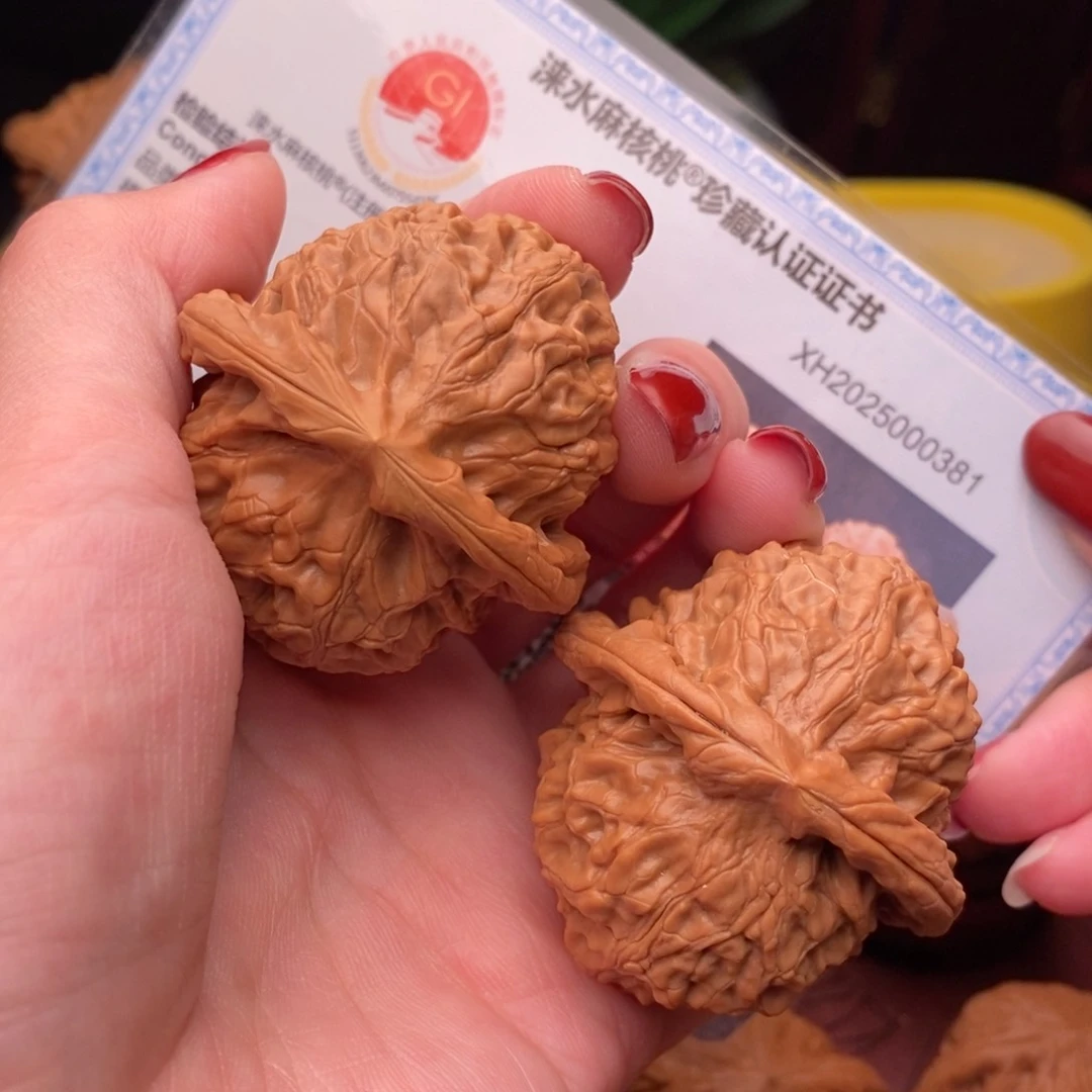 文玩核桃把件玉麒麟44