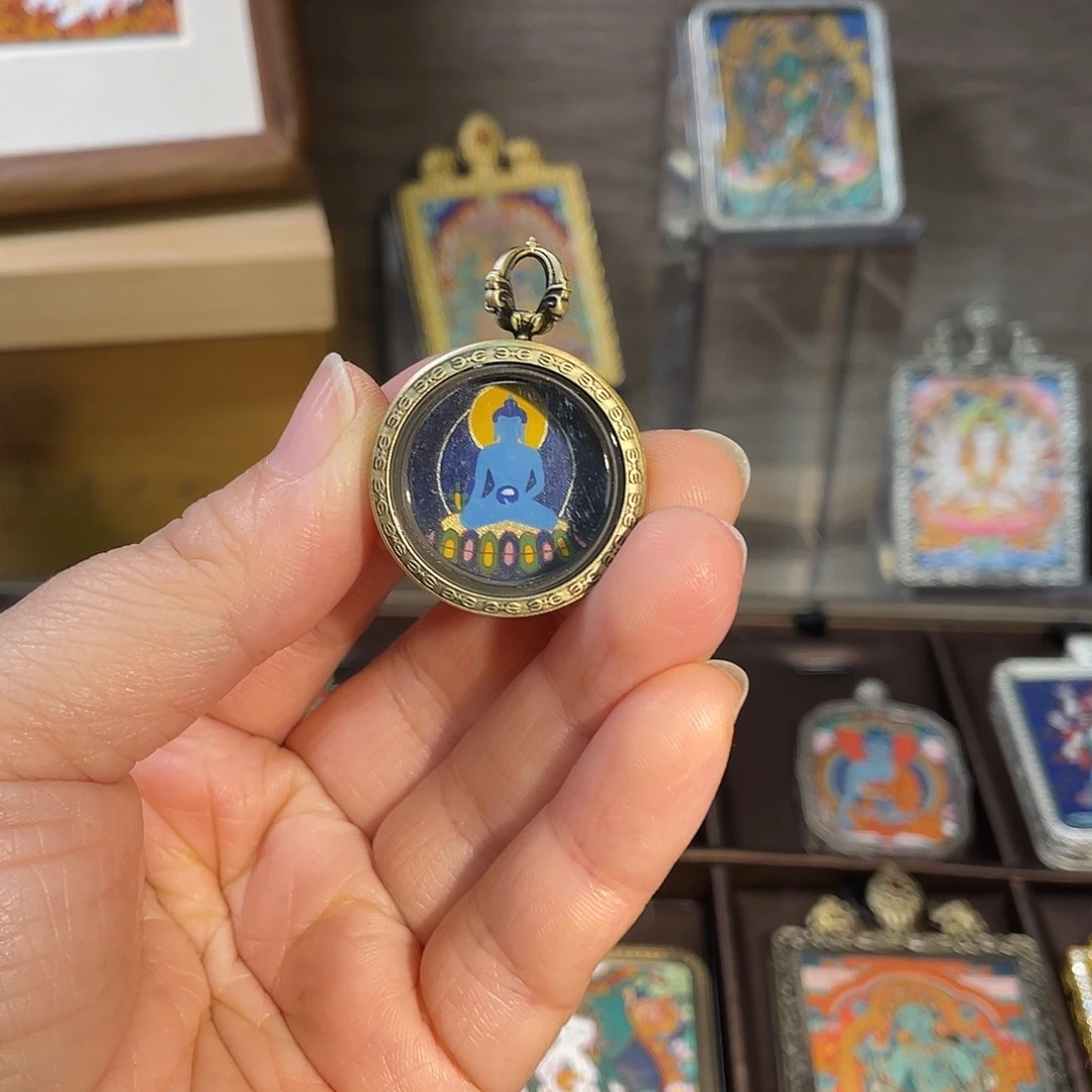 吊坠药师佛无相佛2.0唐卡
