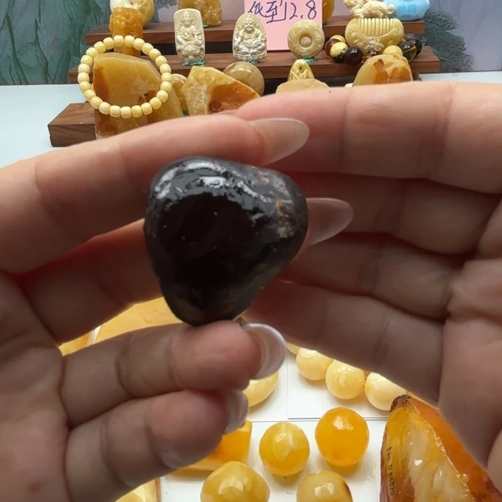 时***笔未镶嵌定制琥珀琥珀