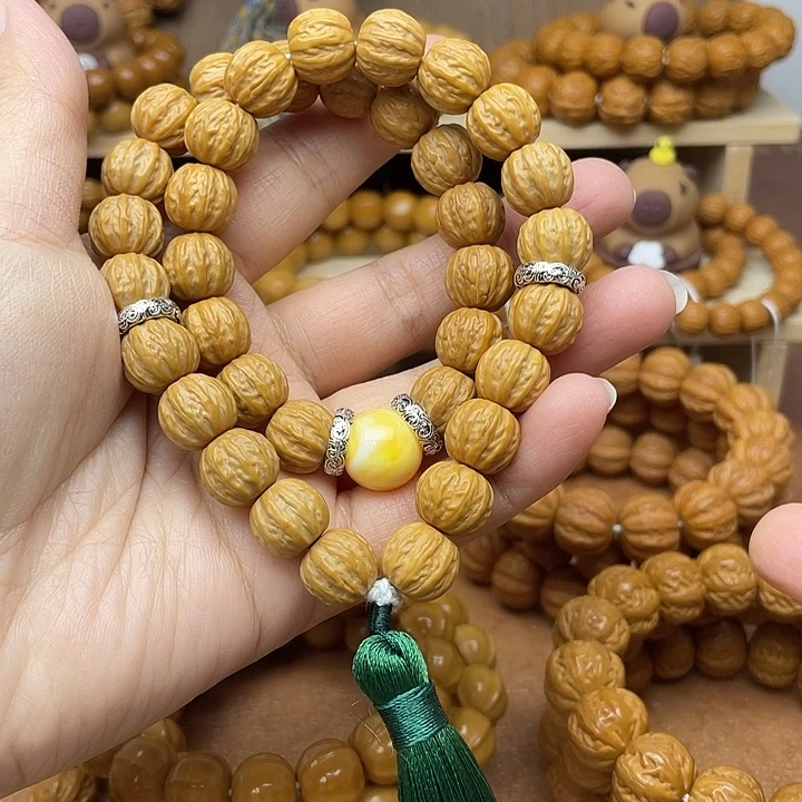 何***从手串猴头核桃小京八棱手持12