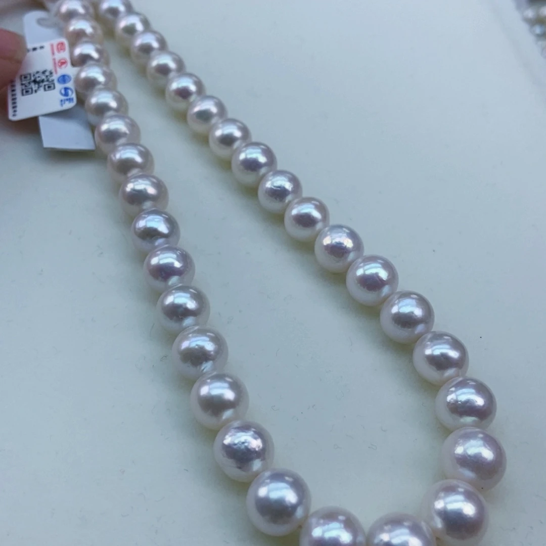 淡水珍珠9/11爆亮炫彩天女光银S925镶嵌