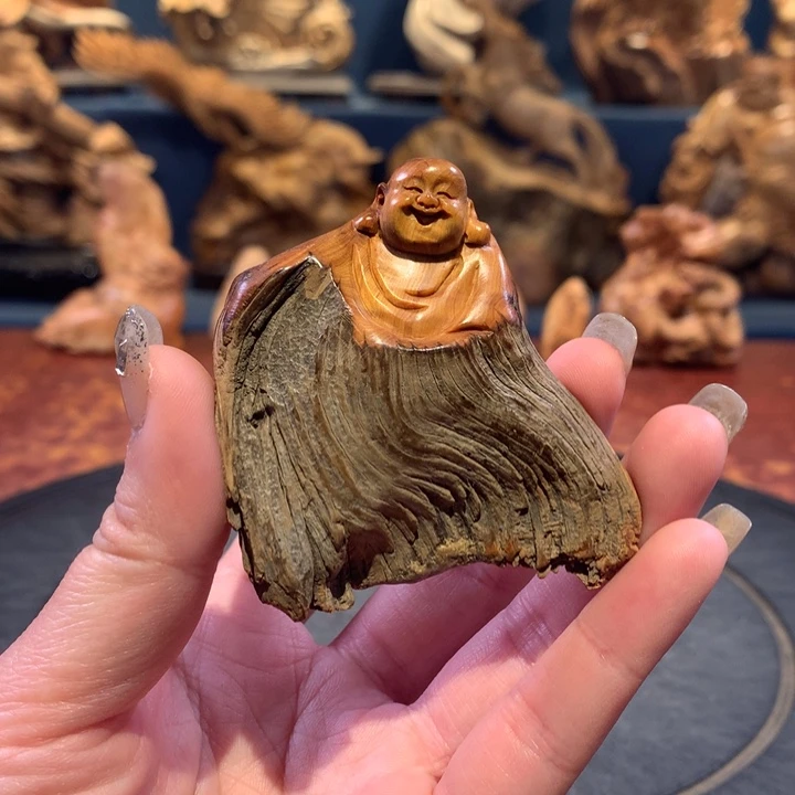 柏木（崖柏）根雕摆件