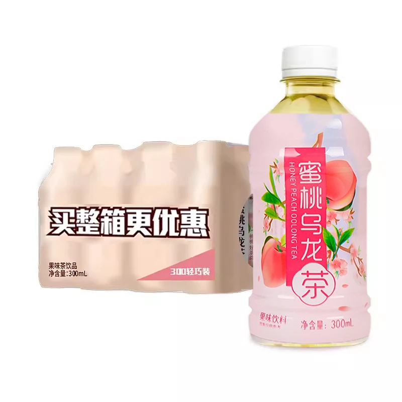 【6瓶福利】酸甜蜜桃乌龙清凉解腻高颜值营养健康比矿泉水便宜批发