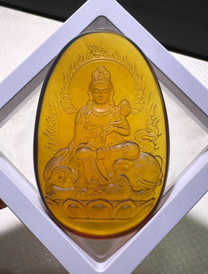 【凯馨珠宝】缅甸天然琥珀吊坠