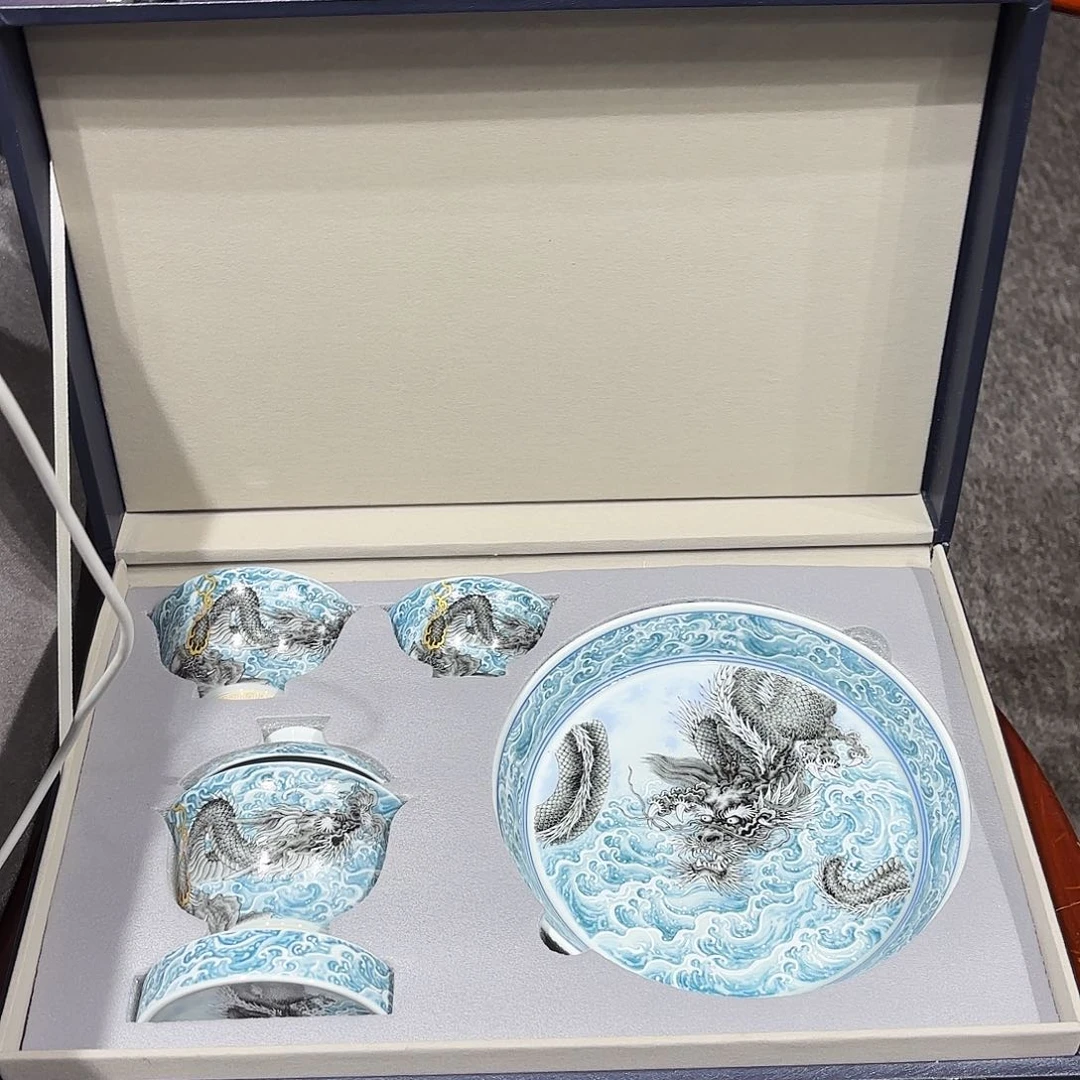 盖碗景德镇高温茶具