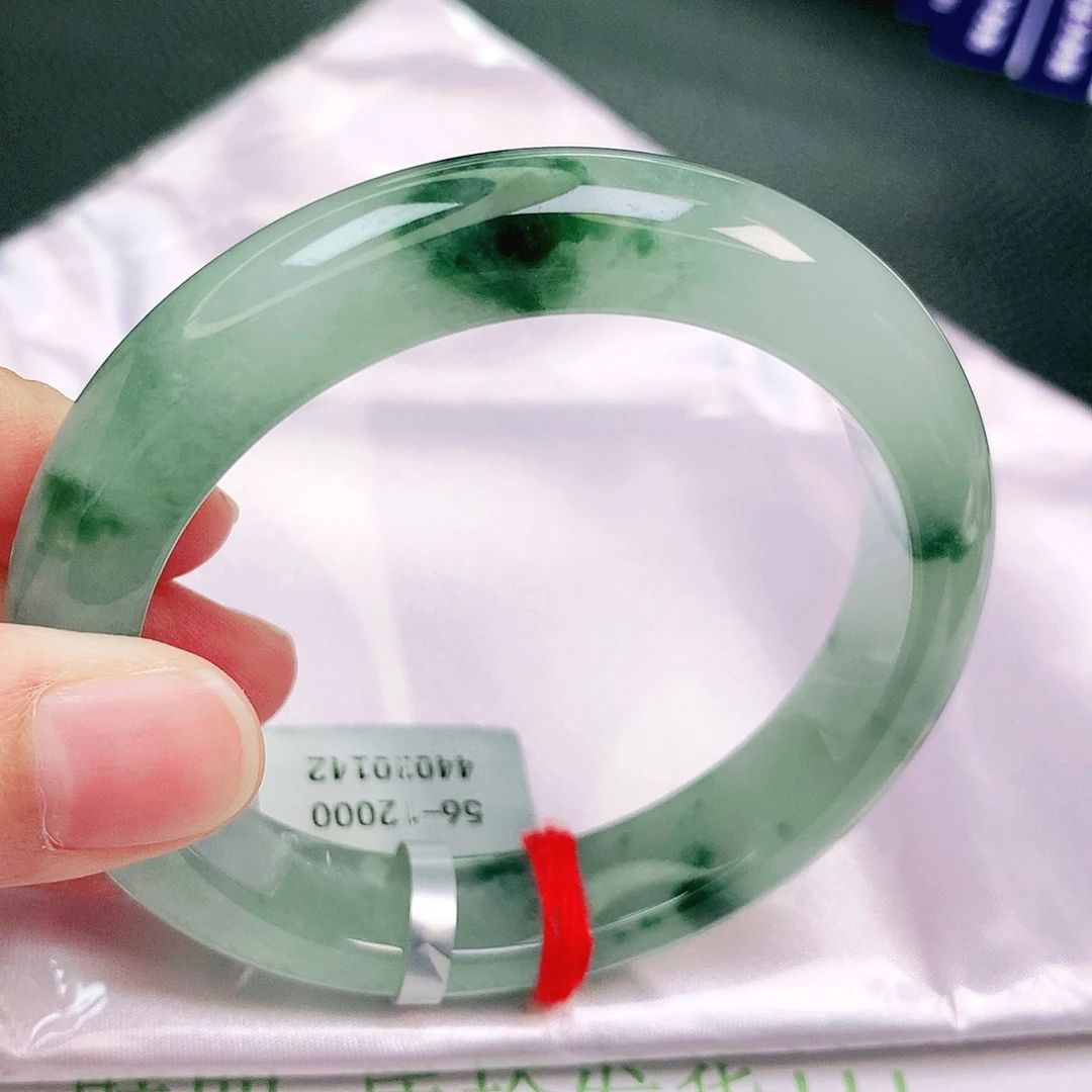 翡翠未镶嵌手镯缅甸天然a货翡翠手镯