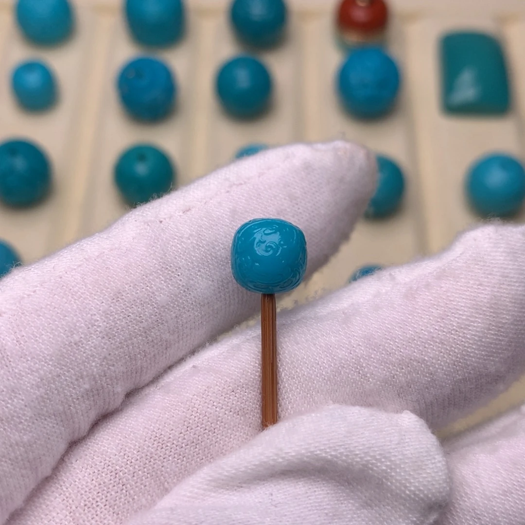 绿松石未镶嵌绿松石龙凤8.3