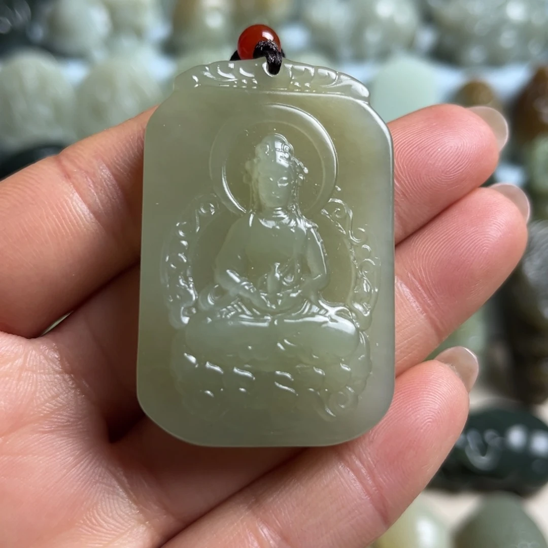 和田玉未镶嵌挂件